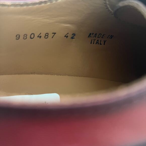 Antonio Maurizi CapToe Leather Oxfords Men Size 42 - Picture 11 of 12